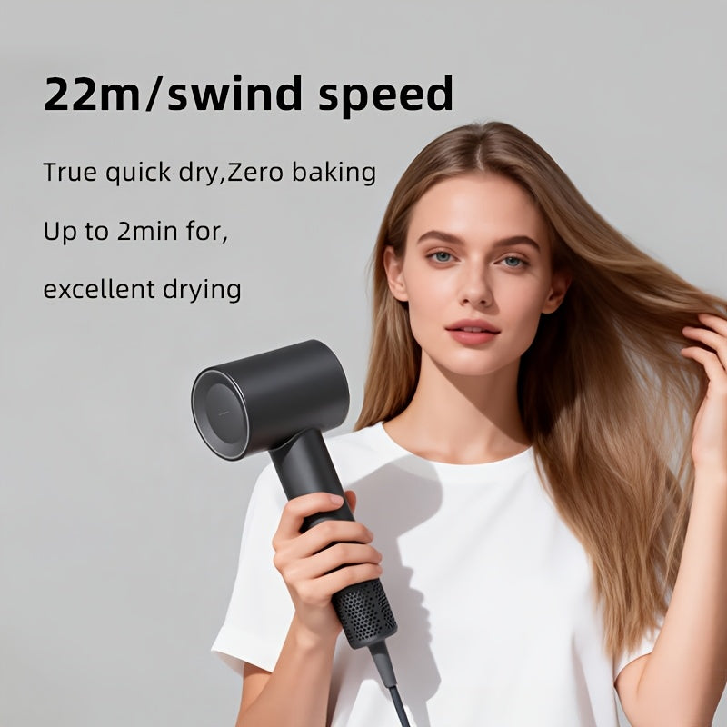 DOCO-1600w High-power Fast Hair Dryer, Equipped With A 600 Million Negative Ion Generator, Comes With A Concentrator Nozzle, Dries Hair Quickly, Low-noise And Lightweight Design, Also Suitable For Home, Travel Or Salon Use, Birthday Gift Guide