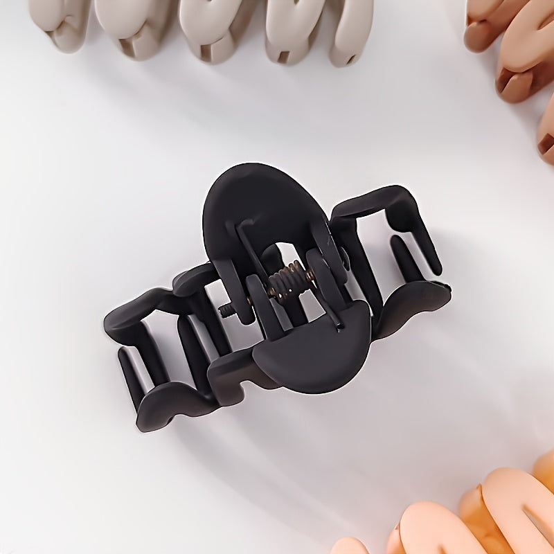 6\u002F12\u002F18pcs Medium THe Sleek Minimalist Matte Wave Clip Is Suitable for Hairstyling And Styling, Suitable for Everyday, Wear At Work, And Fastening