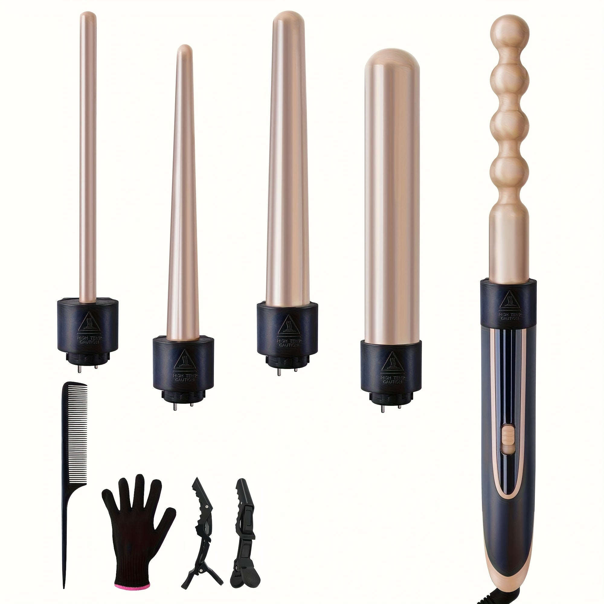 Hair Curling Wand 5in 1 Hair Curlers Iron Set 0.4\