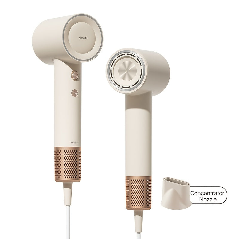 DOCO-1600w High-power Fast Hair Dryer, Equipped With A 600 Million Negative Ion Generator, Comes With A Concentrator Nozzle, Dries Hair Quickly, Low-noise And Lightweight Design, Also Suitable For Home, Travel Or Salon Use, Birthday Gift Guide