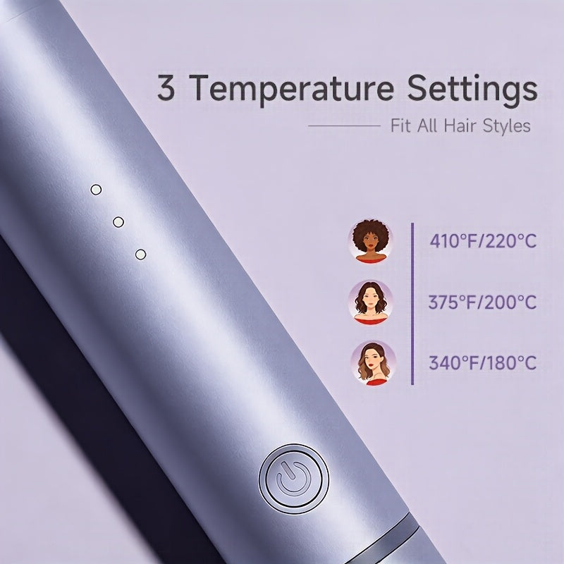 Cold Air Hair Curling Wand | For Voluminous, Shiny & Long-Lasting Curls, Ergonomic & Comfortable Design, Operates on 110V-240V Plug Power